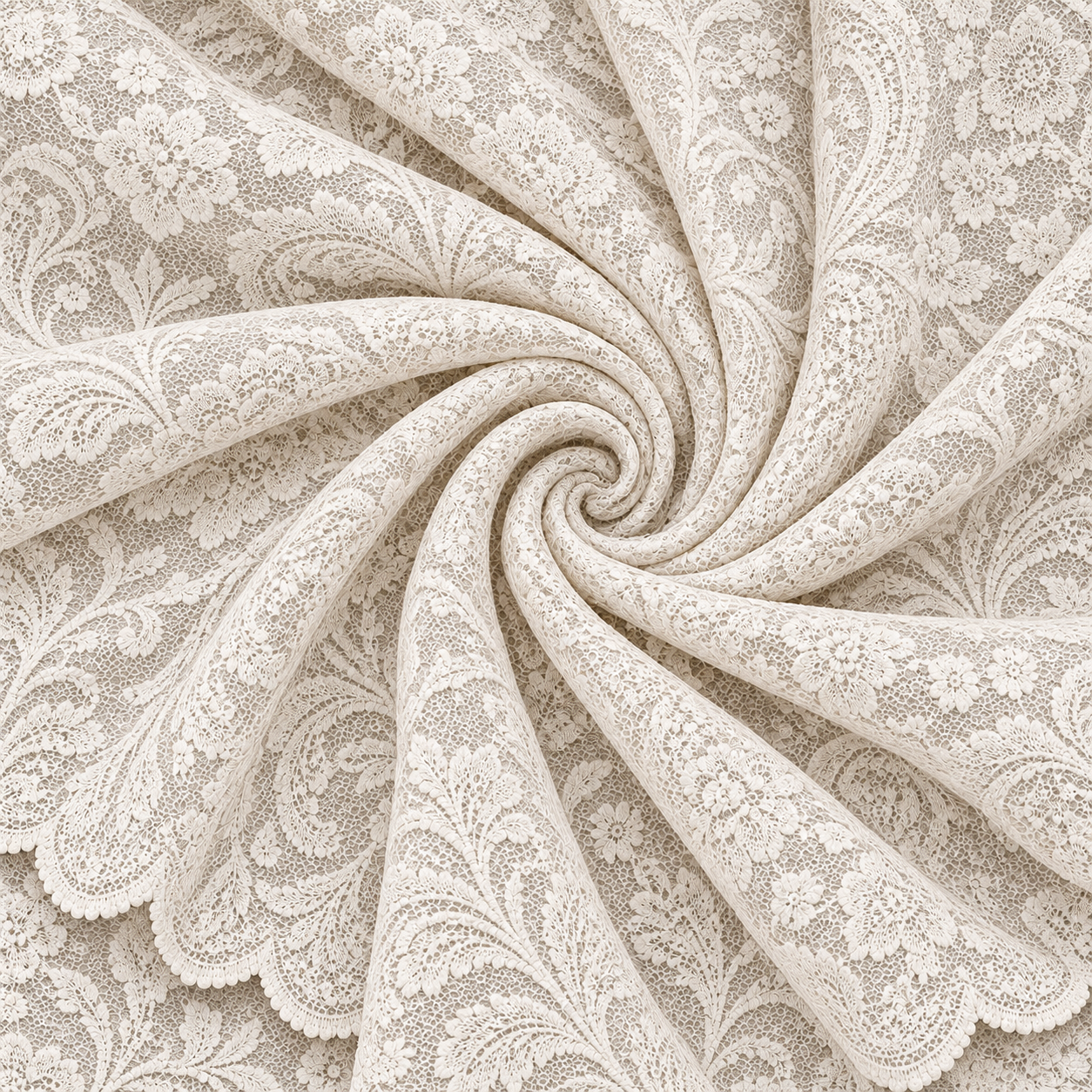 Paisley Floral Lace (CC-02) — product view A
