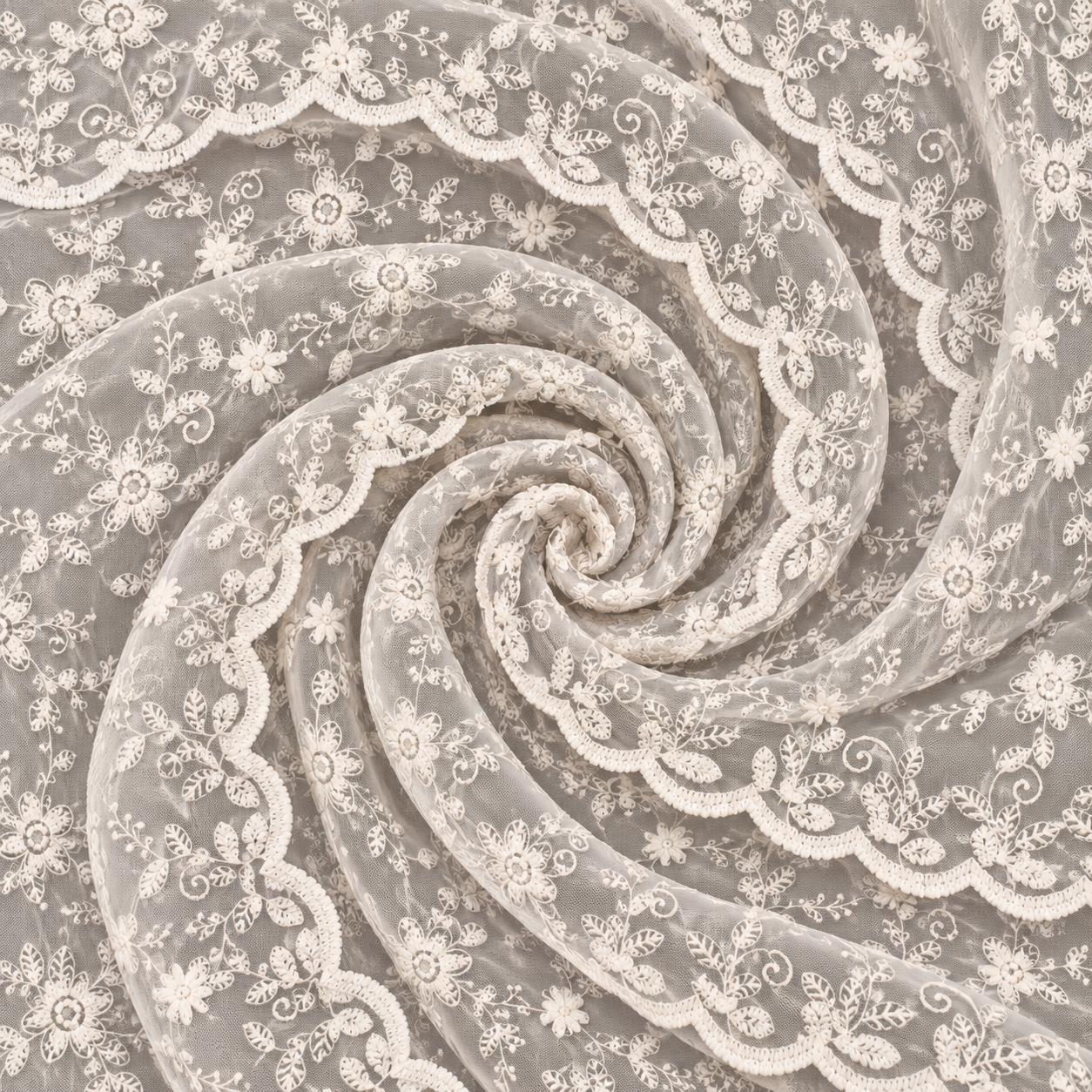 Petite Floral Garland Border (CC-08) — product view A