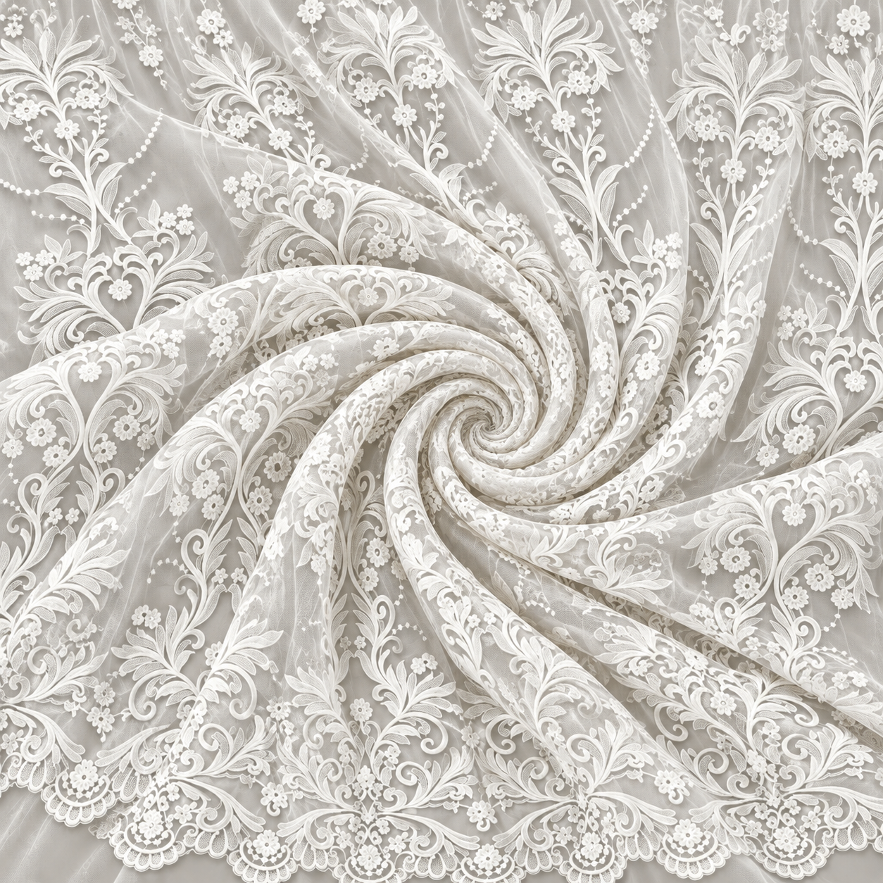 Baroque Botanical Damask (OB-08) — product view A