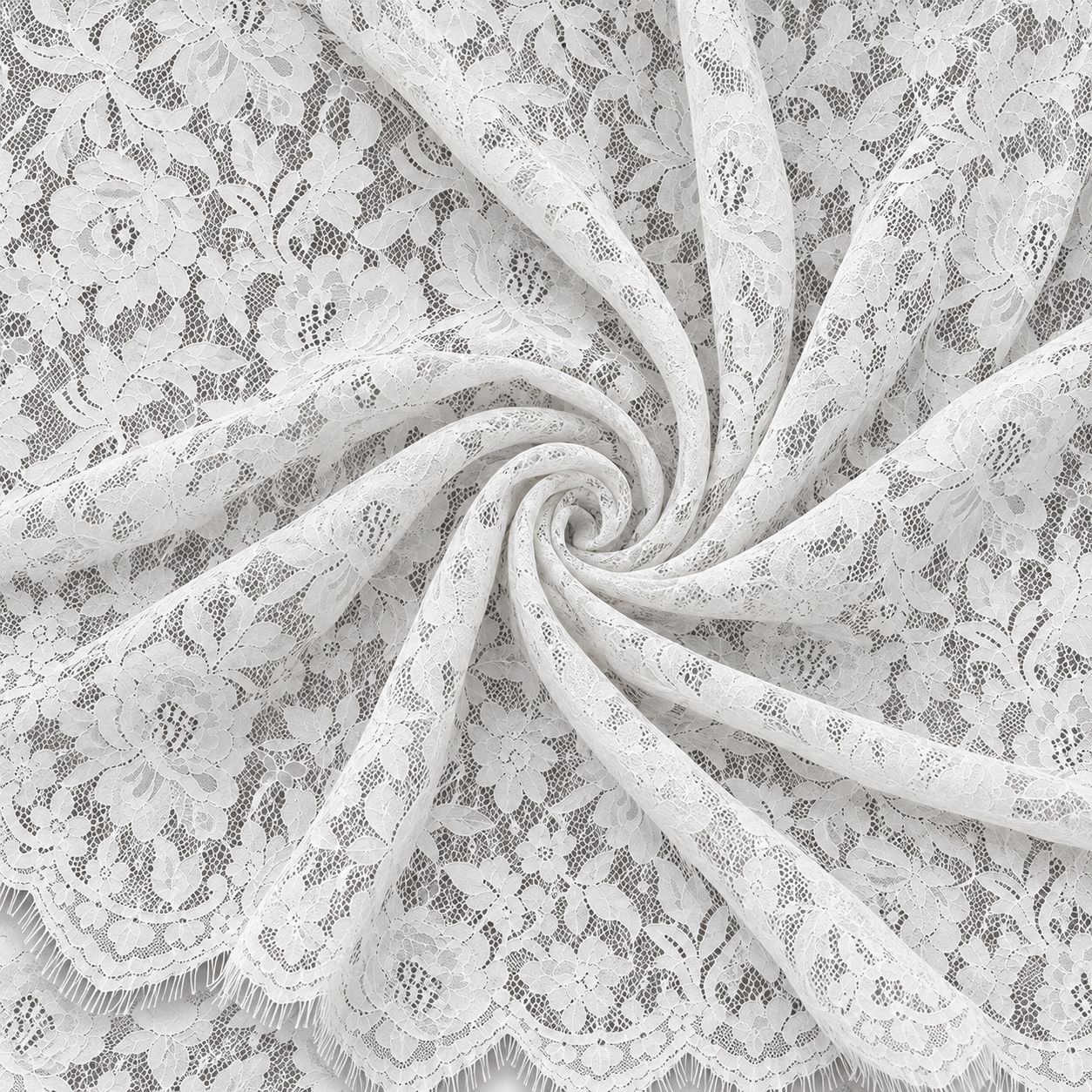 Classic Rose Eyelash Lace (RS-04) — product view A
