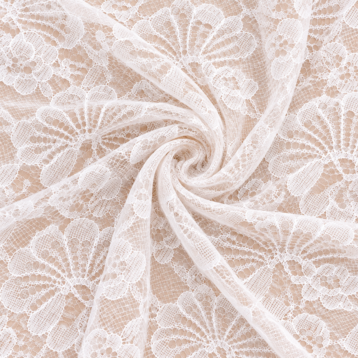 Large Petal Floral Lace (RS-05) — product view A